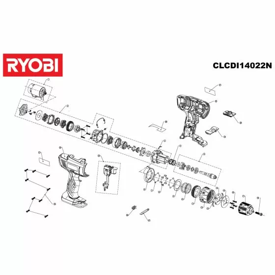 Ryobi LSDT12021 Spare Parts List Type: 5133000656